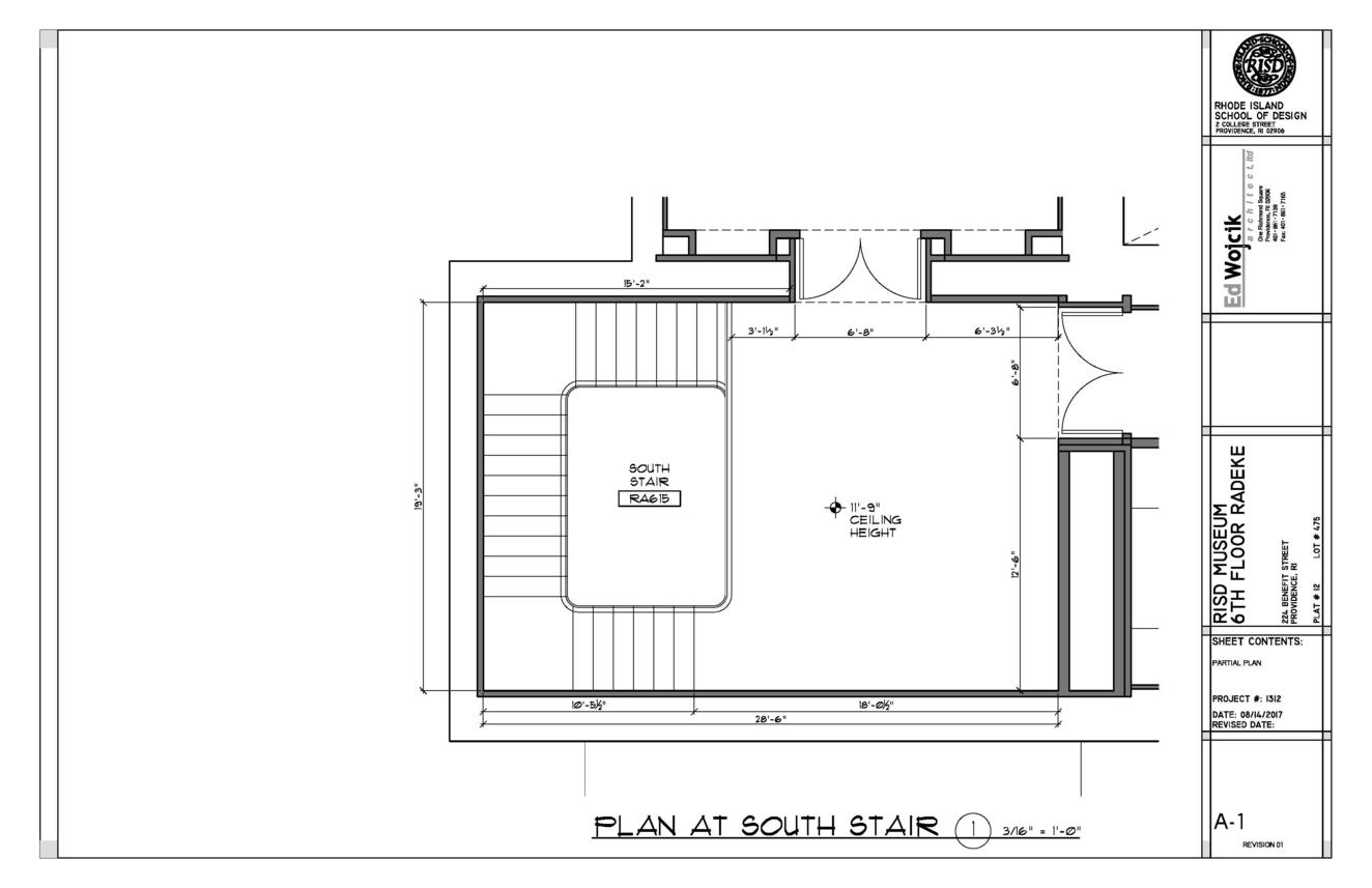 6th floor Radeke South Stair